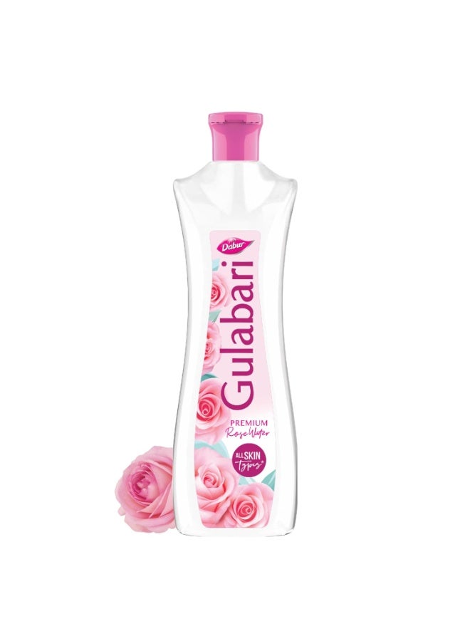 Dabur Gulabari Premium Rose Water/Face Toner - 400ml | No Paraben | Alcohol Free | Cleanses, Hydrates & Moisturises Skin | Balances & Restores Skin's pH Levels | For All Skin Types - Image 1